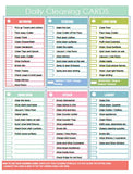 Daily Cleaning Cards
