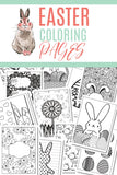 Easter Coloring Book {17 PAGES}